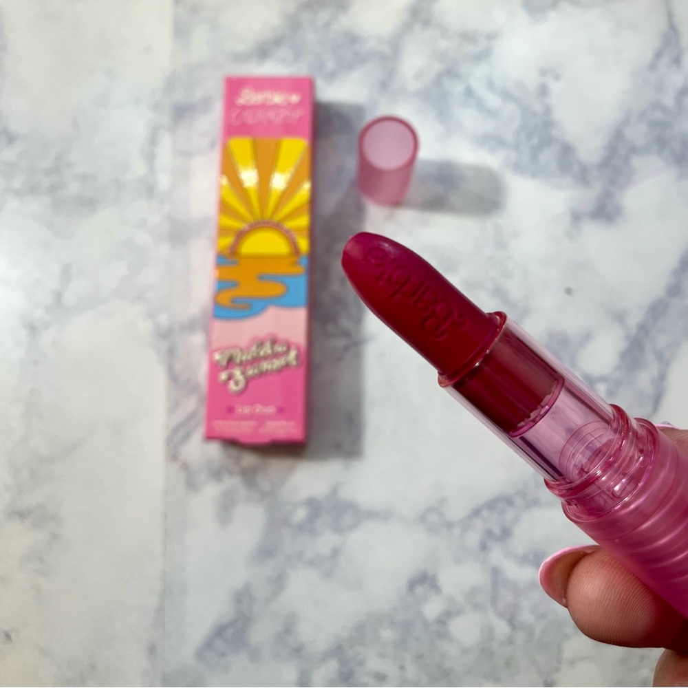 Colourpop x Barbie Creme Lux Lipstick in shade Malibu Sunset